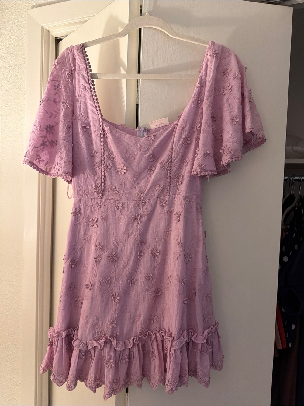 Showpo Lilac Fancy a Spritz Mini dress - Size US 4 / AU 8